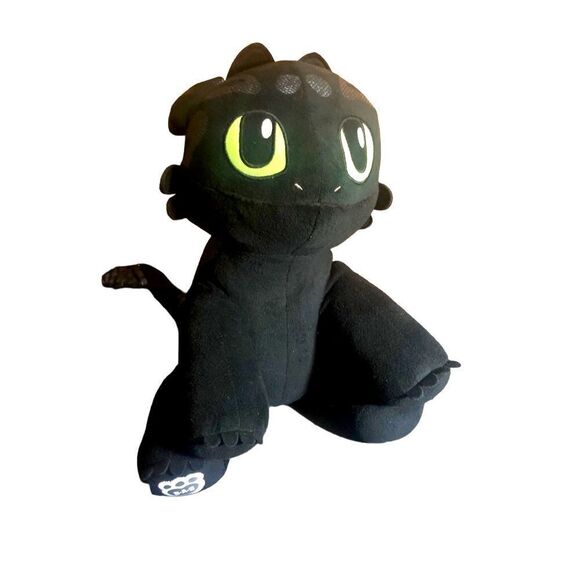 Build A Bear Toothless How To Train Your Dragon Movie 2. Black. 4/19 - Picture 1 of 7
